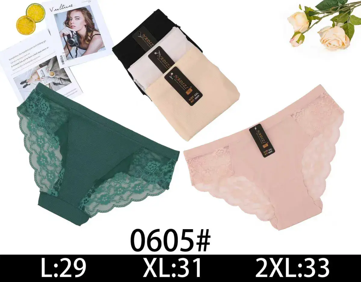 Naozi Majtki koronkowe damskie L-XXL mix kolorów 0605#