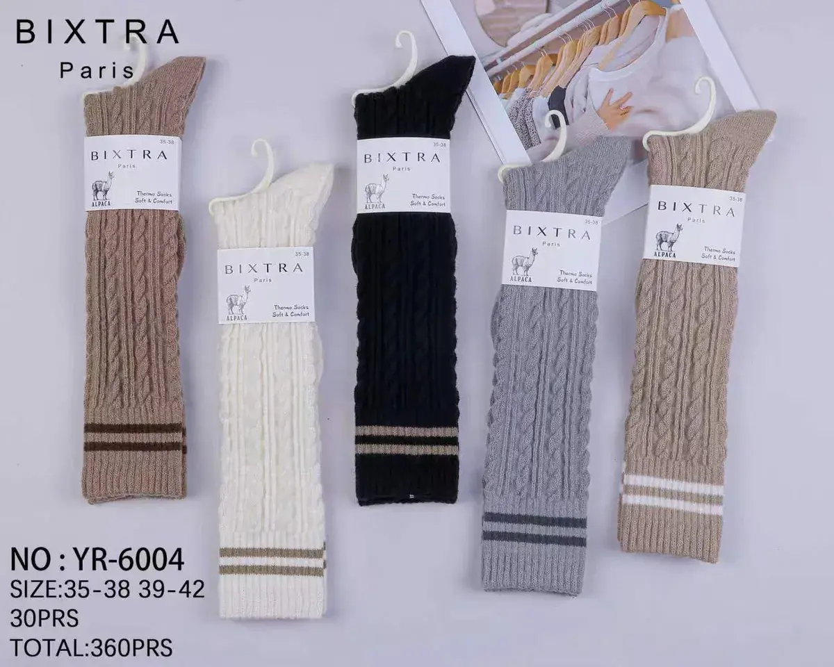 BIXTRA Paris Skarpety Termiczne Alpaka Mix Kolorów 35-42