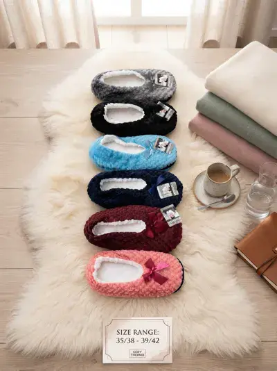 Miękkie kapcie damskie w różnych kolorach 35-42 Cozy Trendy
