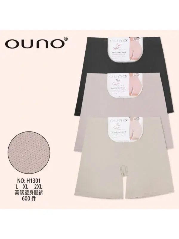 Ouno B+ Comfort Figi damskie XL-2XL szary/czarny