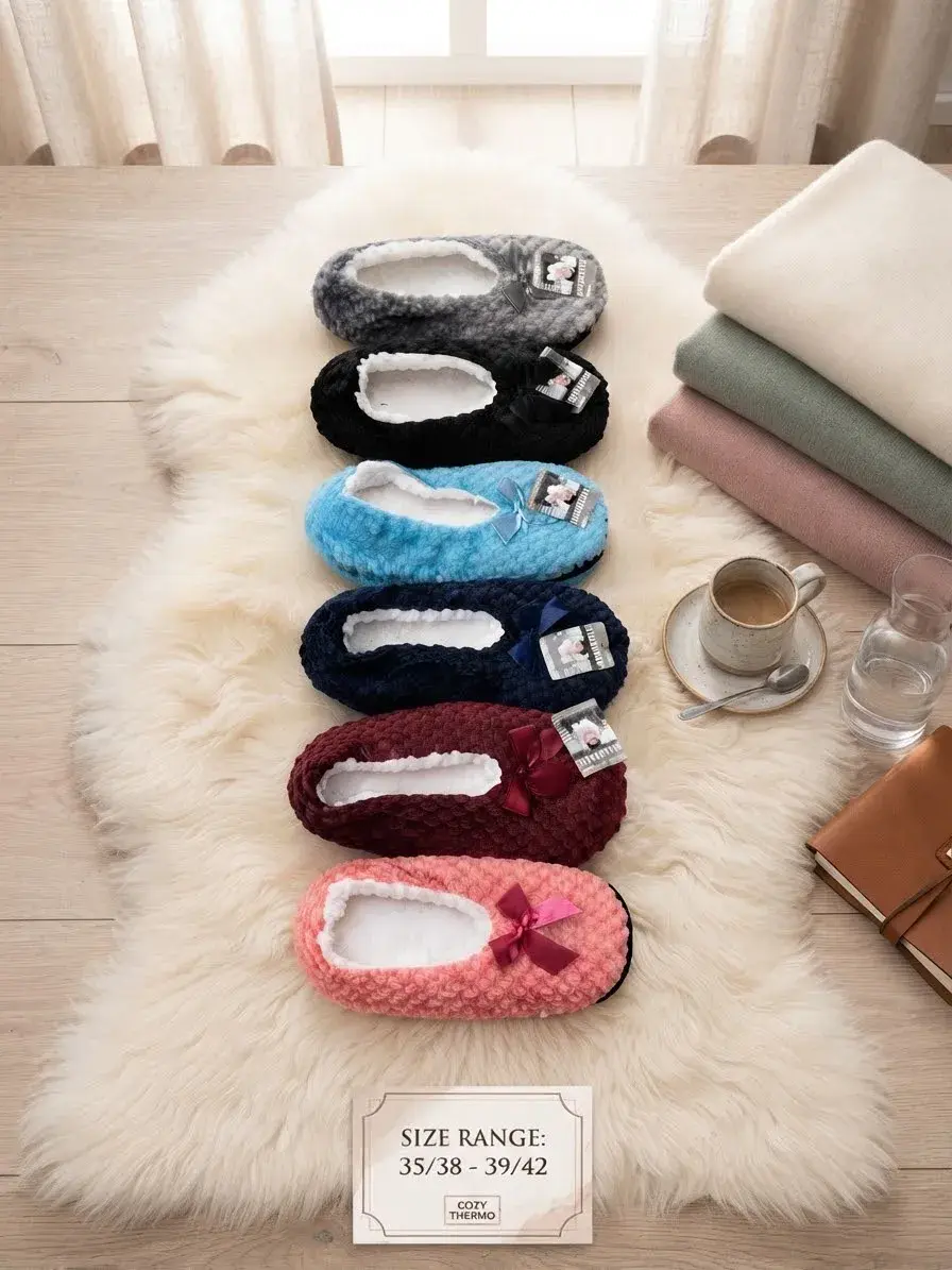 Kapcie damskie Cozy Thermo w różnych kolorach i rozmiarach 35/38-39/42