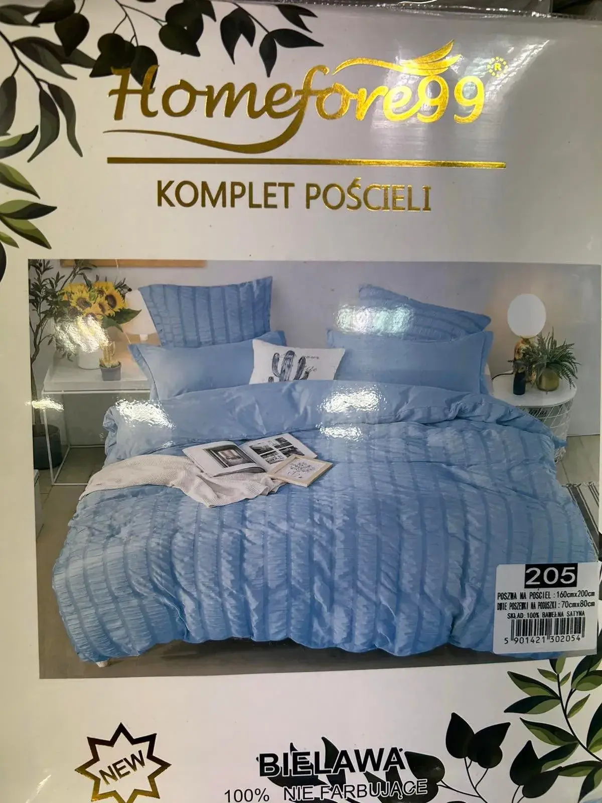 Komplet pościeli 3cz. Homefore99 160x200cm BIAŁAWA