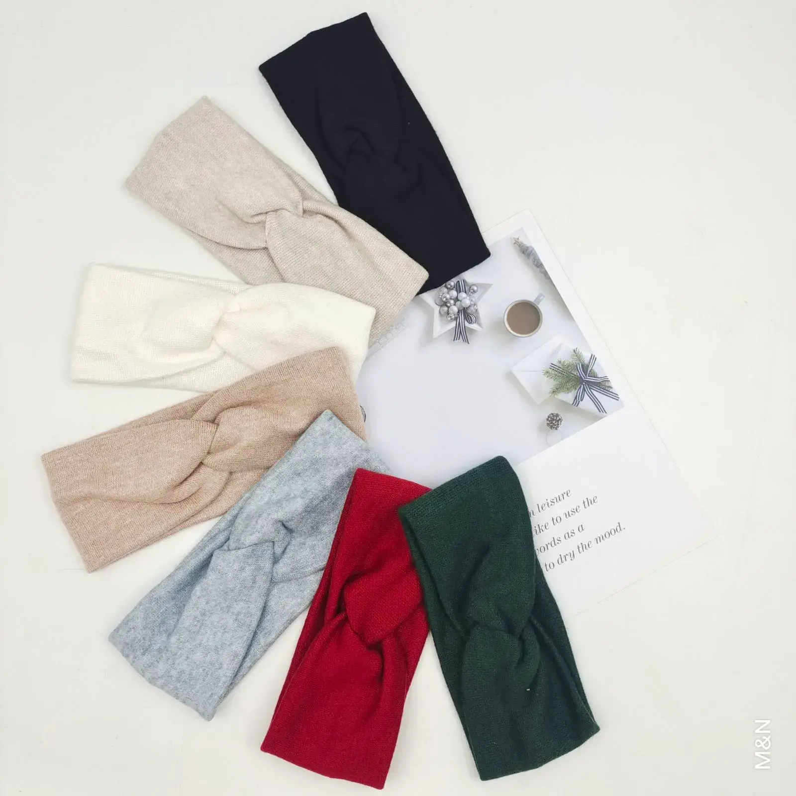 Opaski damskie twisted headband 8 kolorów