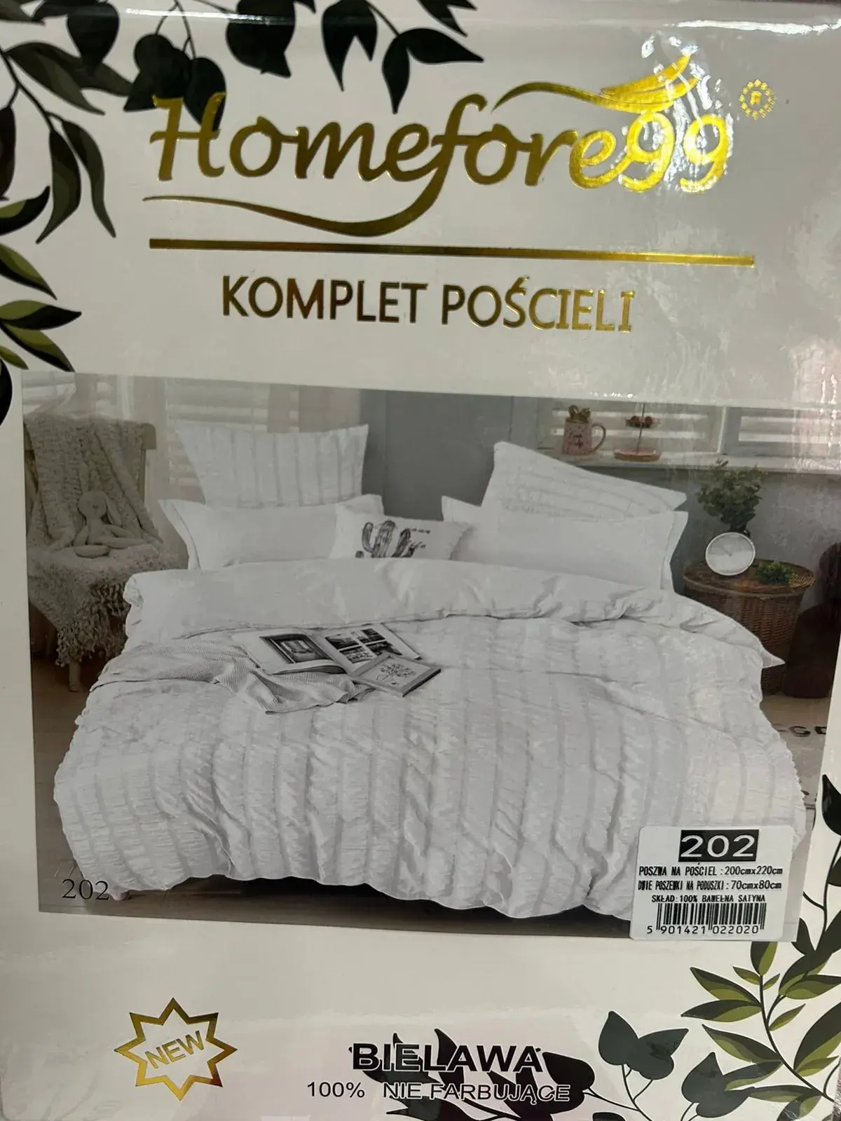 Komplet pościeli 3cz. 160x200cm Homefore99 Bielawa