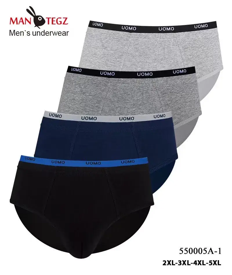 Męskie slipy UOMO 2XL-5XL szary granatowy czarny