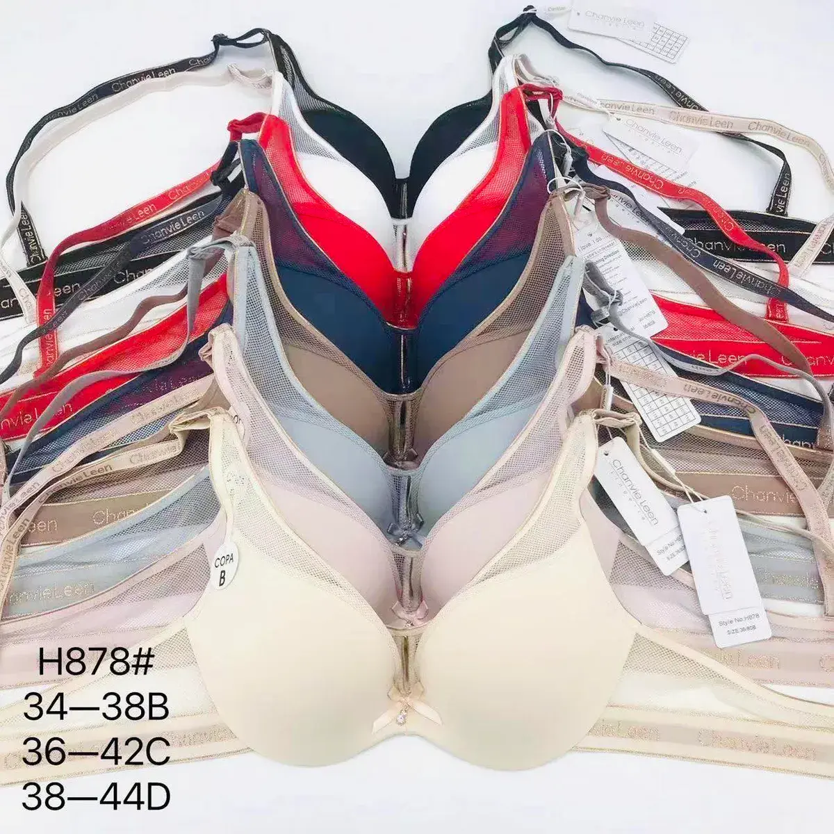 Chanelie Lee Biustonosz Push-up Mesh 34-44B/D