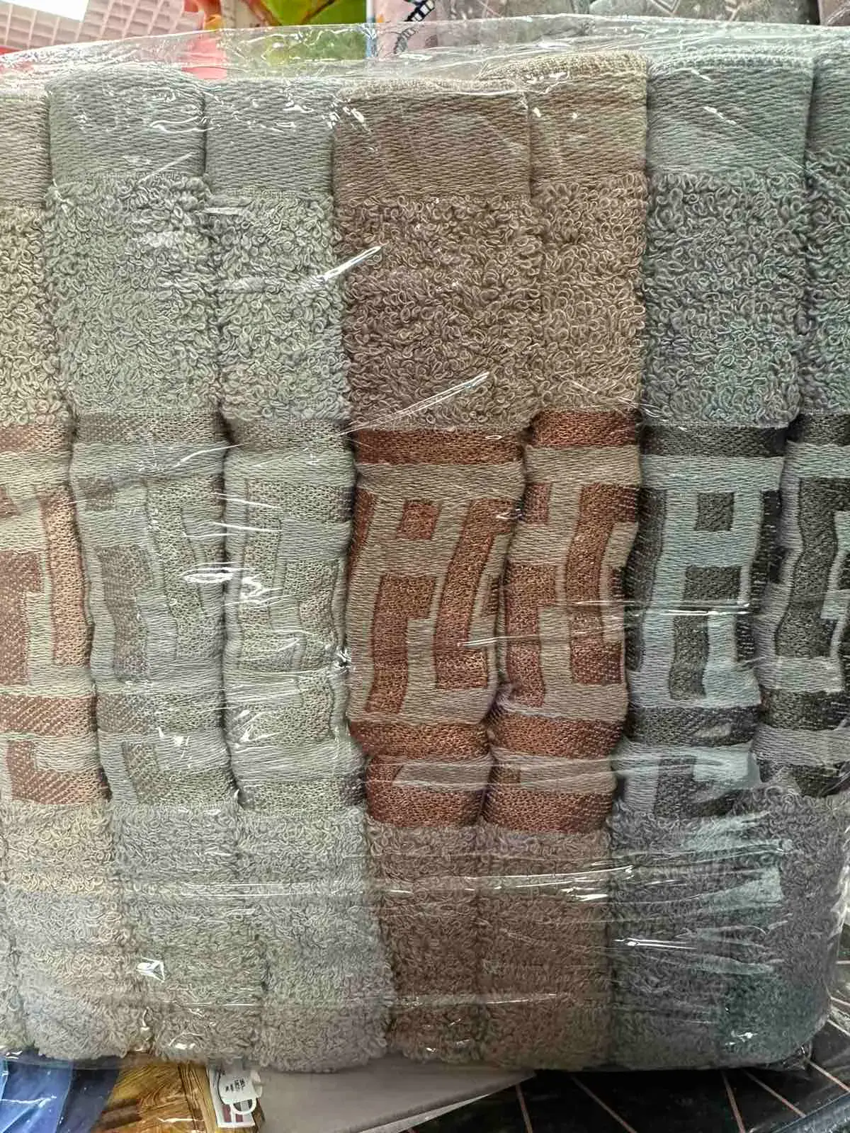 Ręcznik Bawełniany 50x100 cm Szary Opak. 8 szt