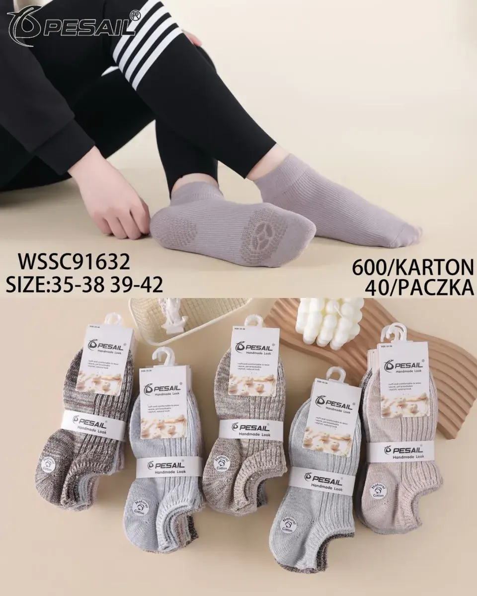 Skarpetki Pesail Handmade Look naturalne bawełniane mix rozmiarów