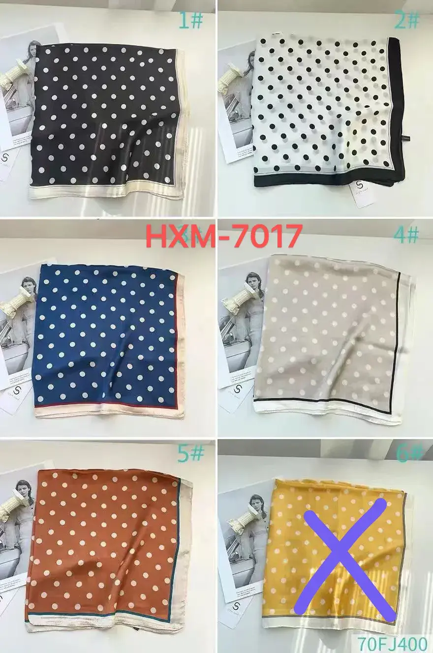 Szaliki damskie w grochy wzór H&M