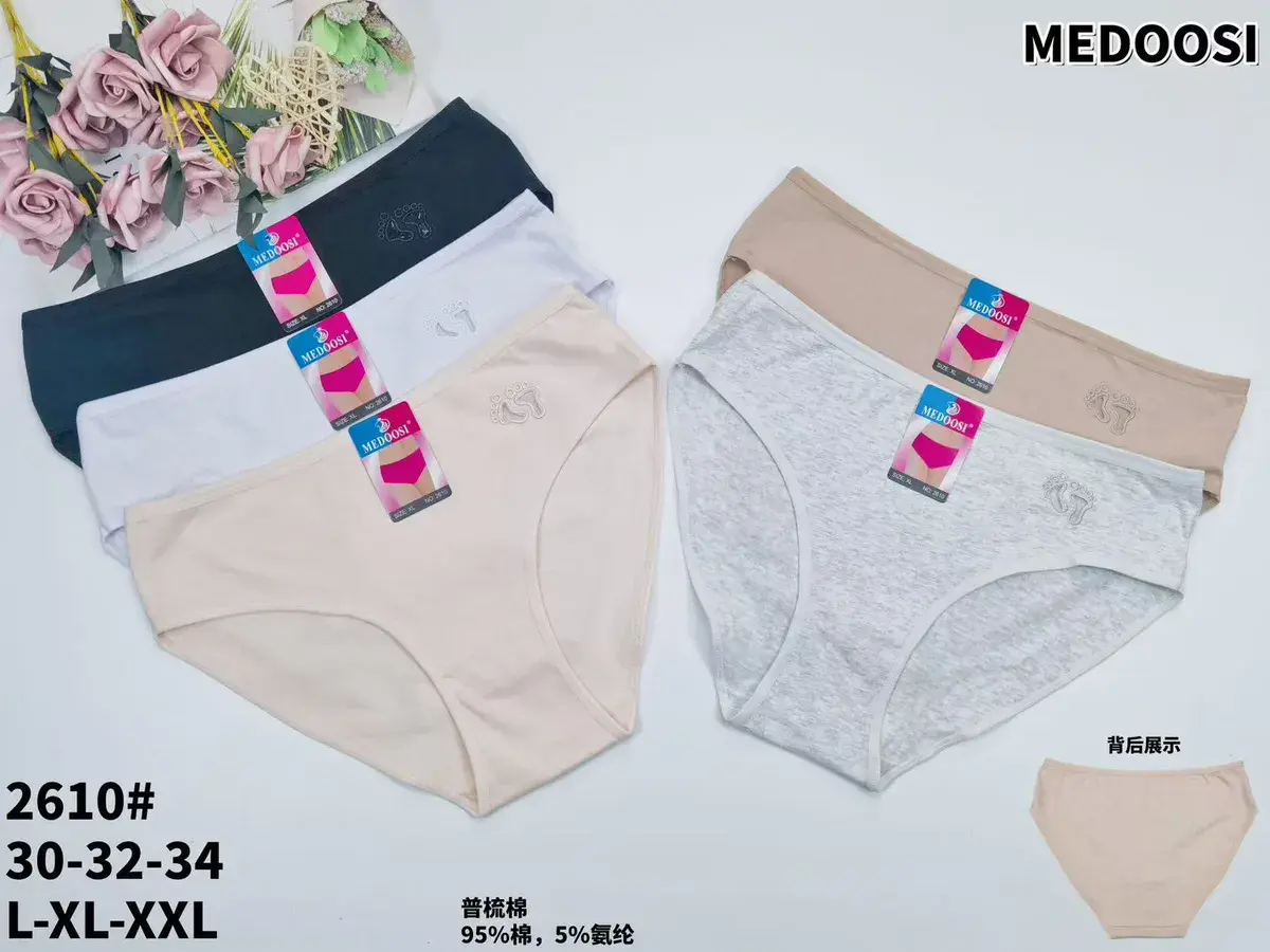 Medoos Majtki damskie plus size L-XL-XXXL 5szt