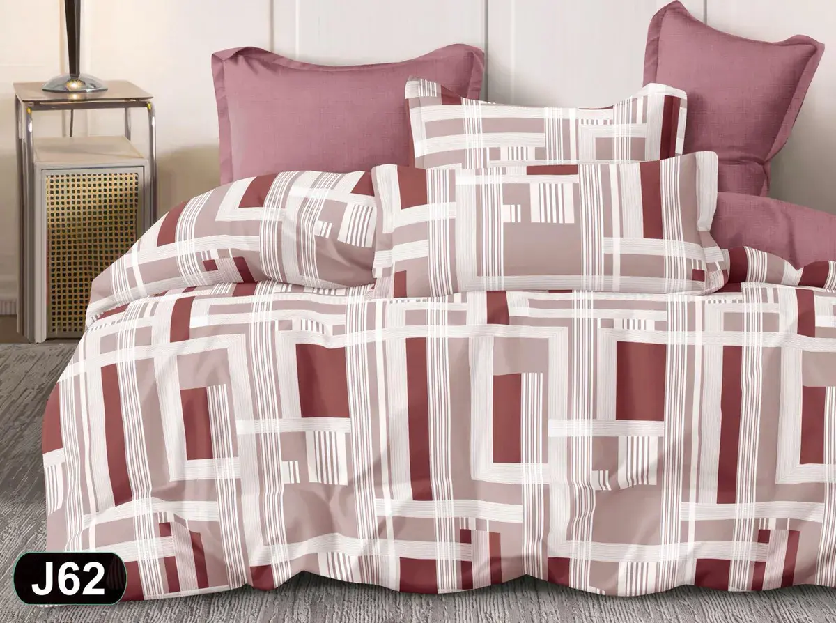 Komplet pościeli MILANO 5D 100% satyna bawełniana 200x220 cm J62