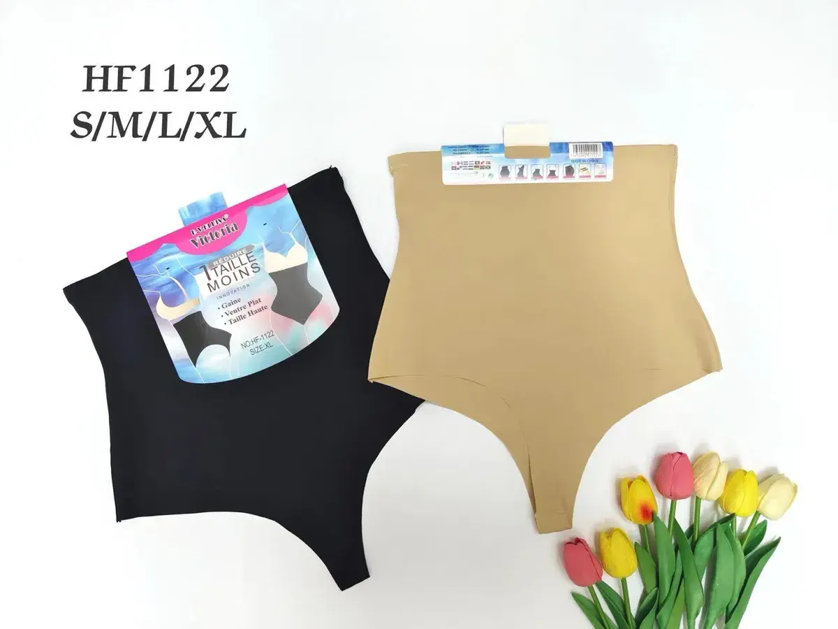 Majtki modelujące wysoki stan czarne i beżowe S-XL