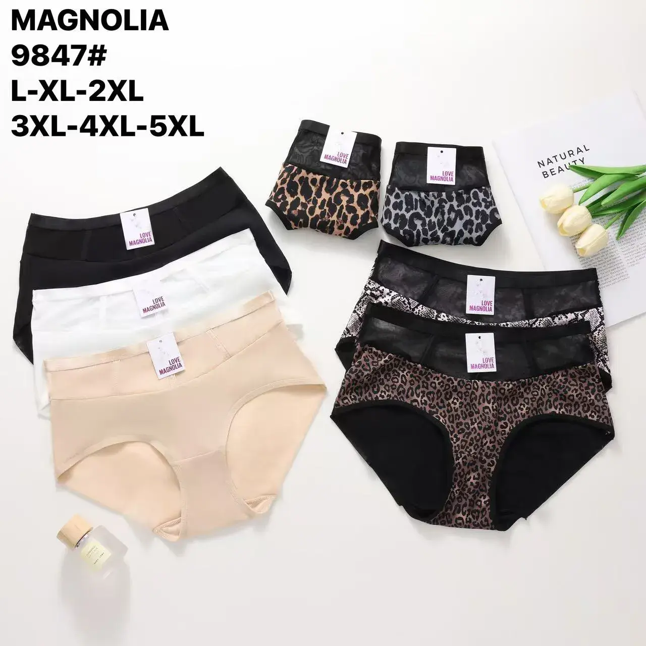 Majtki damskie Magnolia 9847 L-XL-2XL-3XL-4XL-5XL