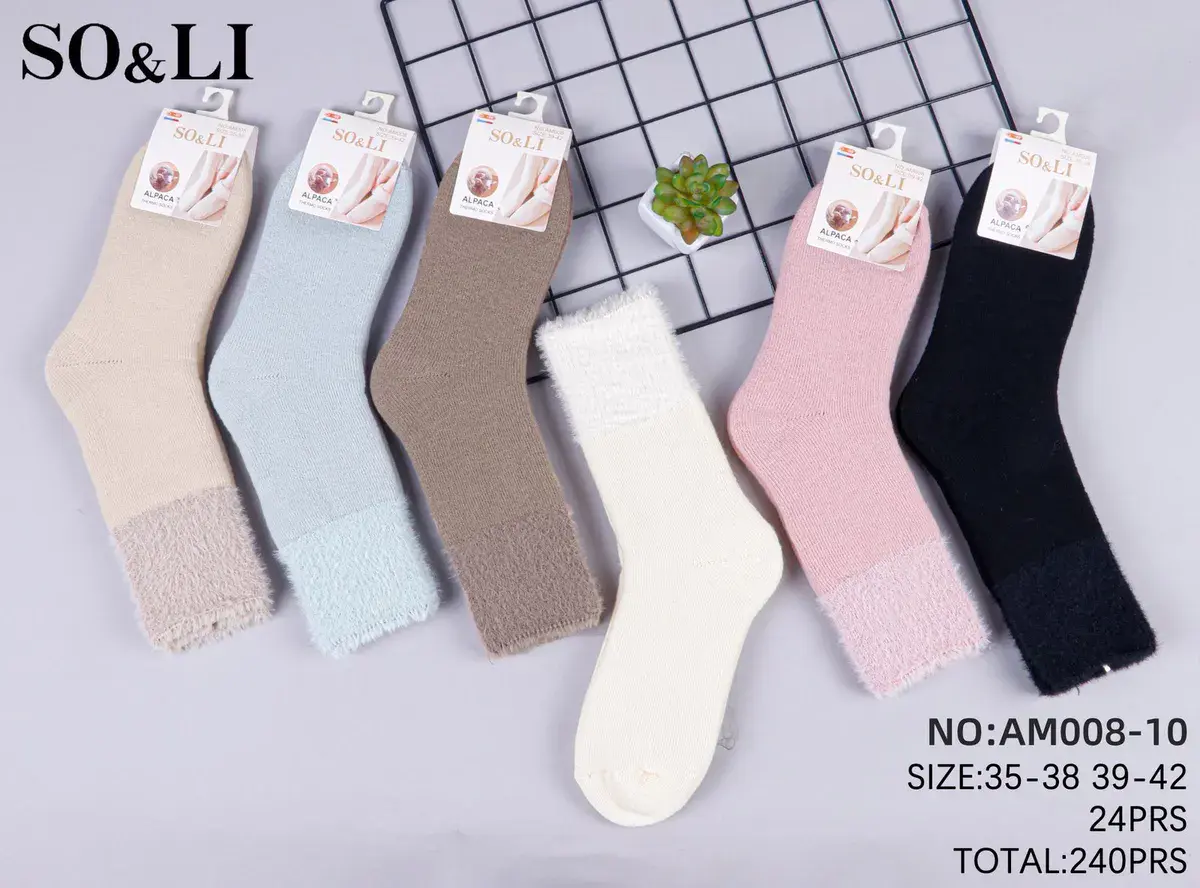 SO&LI Skarpety Alpaka Mix Pastel Rozmiar 35-42 24 par