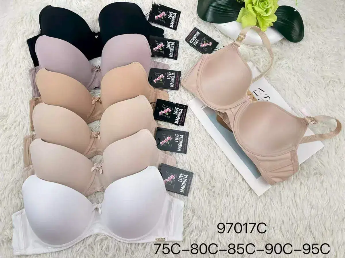 Biustonosz Love Magnolia gładki w pastelowych kolorach 75C-95C
