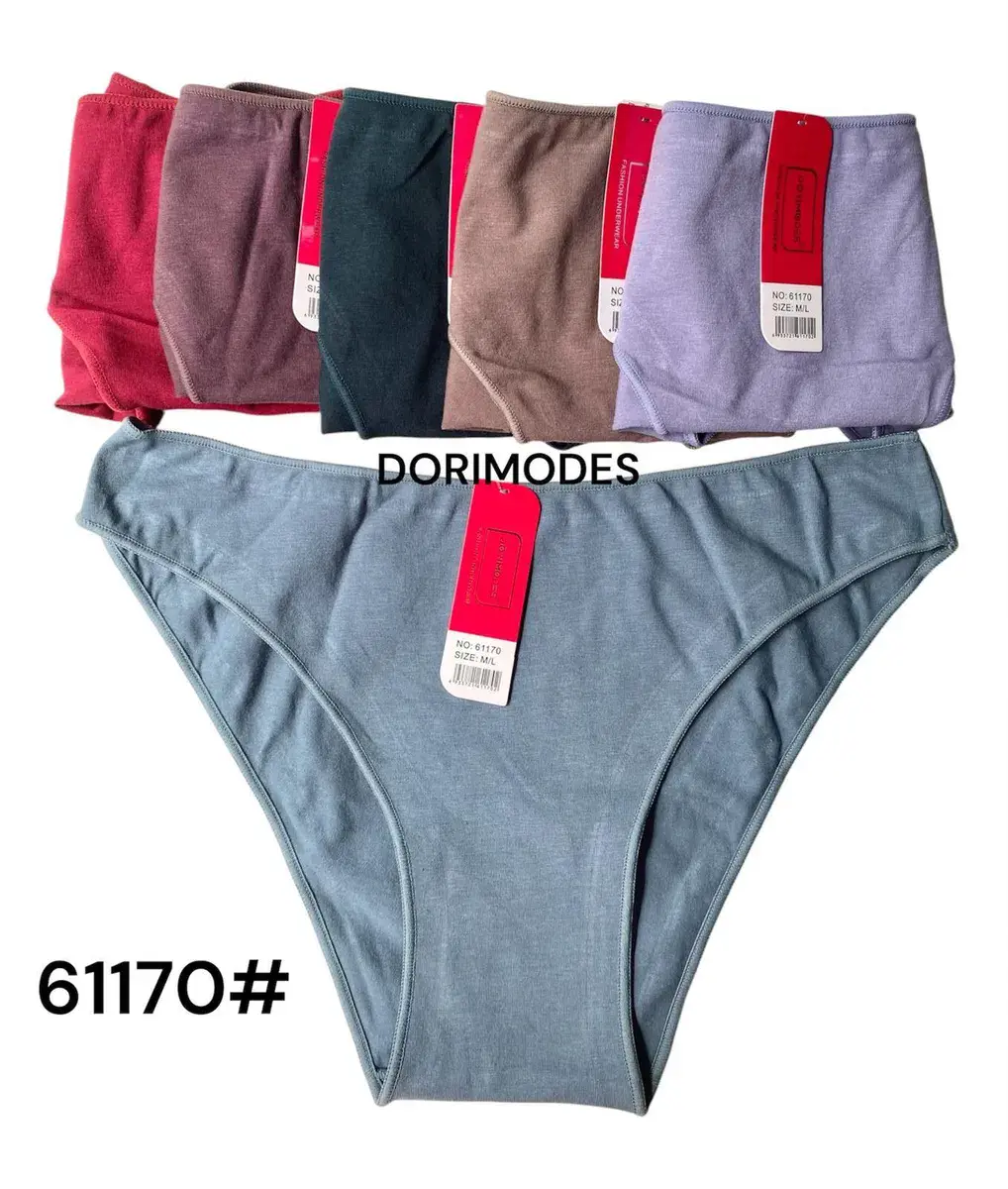 Majtki damskie bawełniane mix kolorów M/L DORIMODES