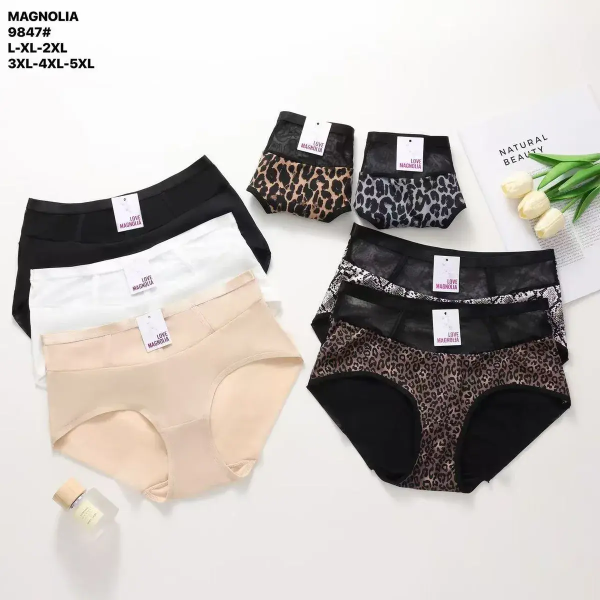Majtki damskie Love Magnolia w różnych kolorach i rozmiarach L-5XL