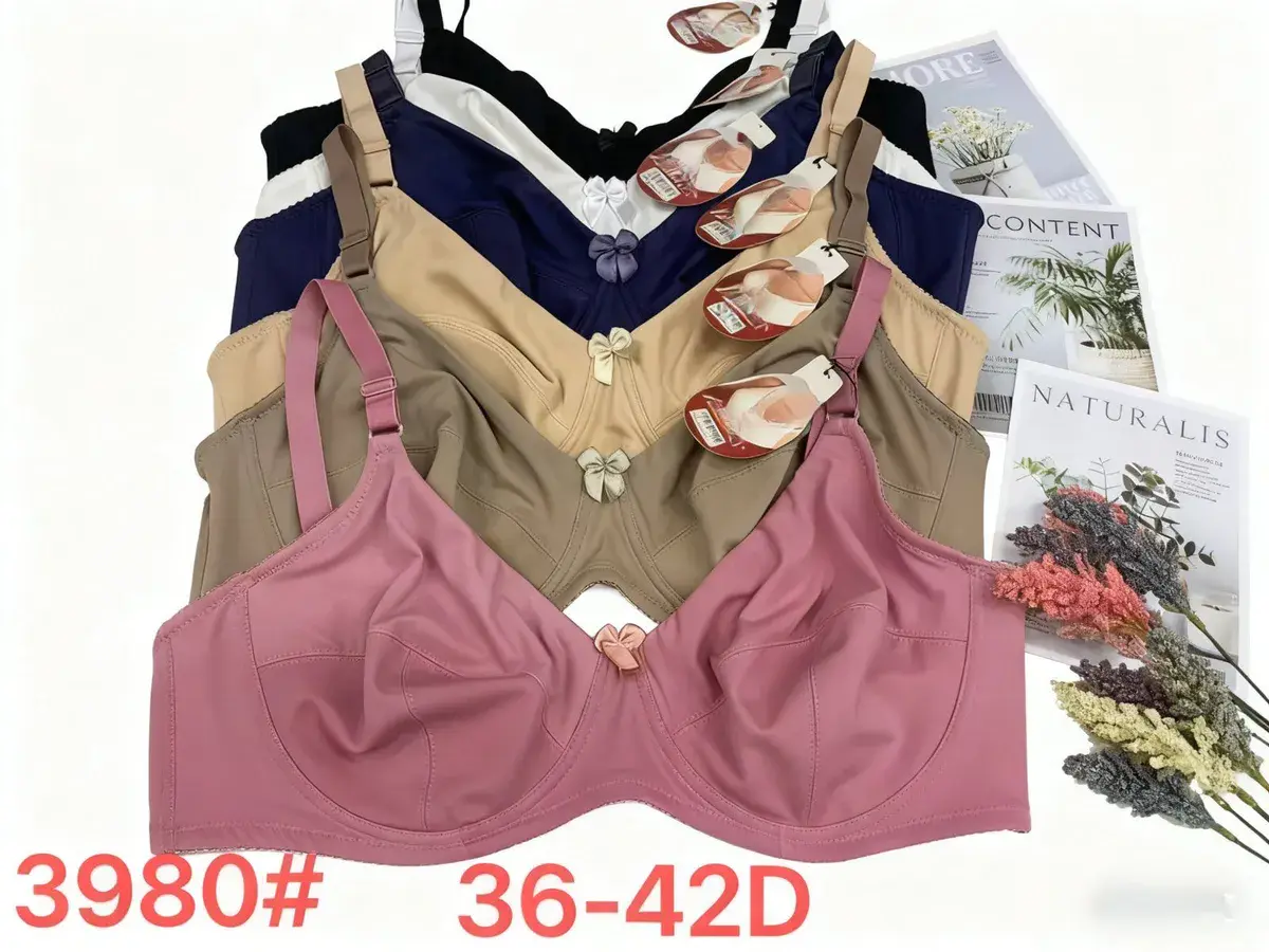 Biustonosz damski miękki w kolorach pastelowych 36-42D