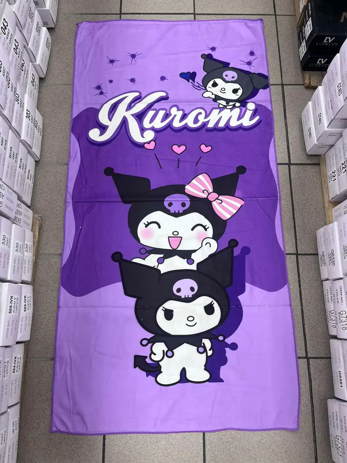 Ręcznik Plażowy Kuromi 70/140