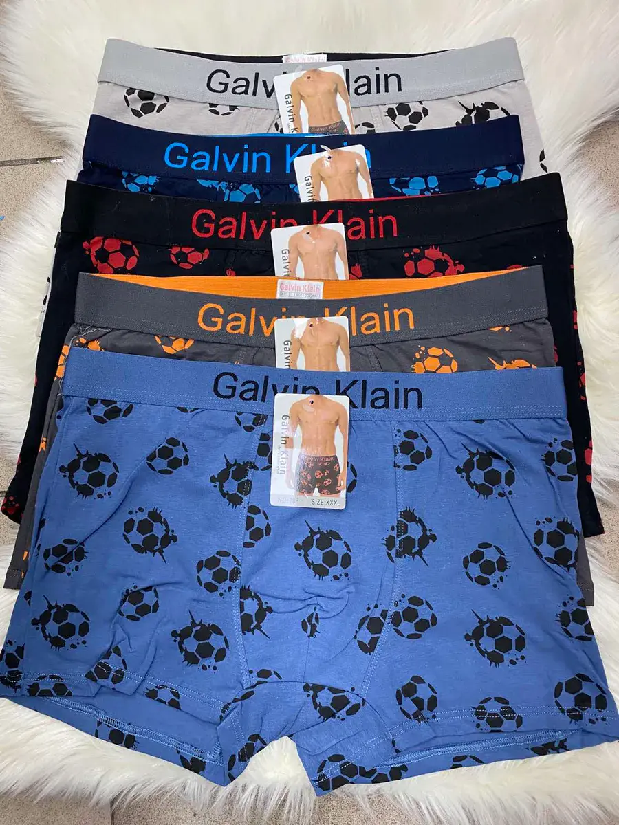 Bokserki męskie Galvin Klain w piłki nożne, mix kolorów