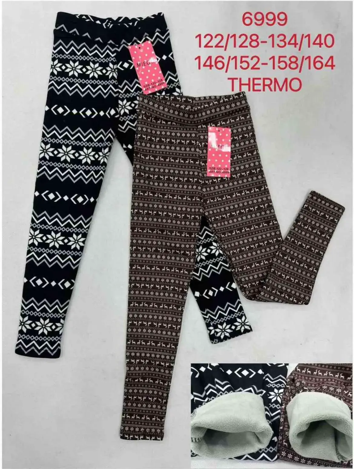 Legginsy dla Dzieci Ocieplane TERMO