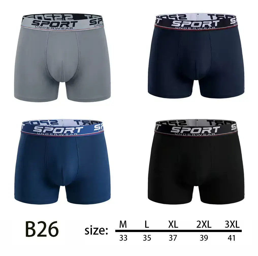 Bokserki męskie SPORT w czterech kolorach, rozmiary M-3XL