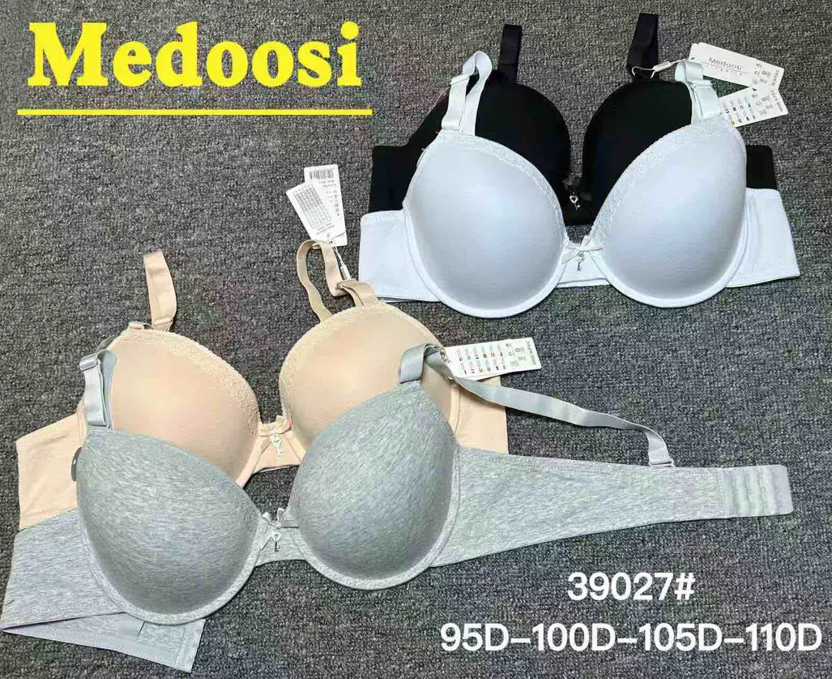 Biustonosz Medoosi 95D-110D w kolorach czarny, biały, beż, szary