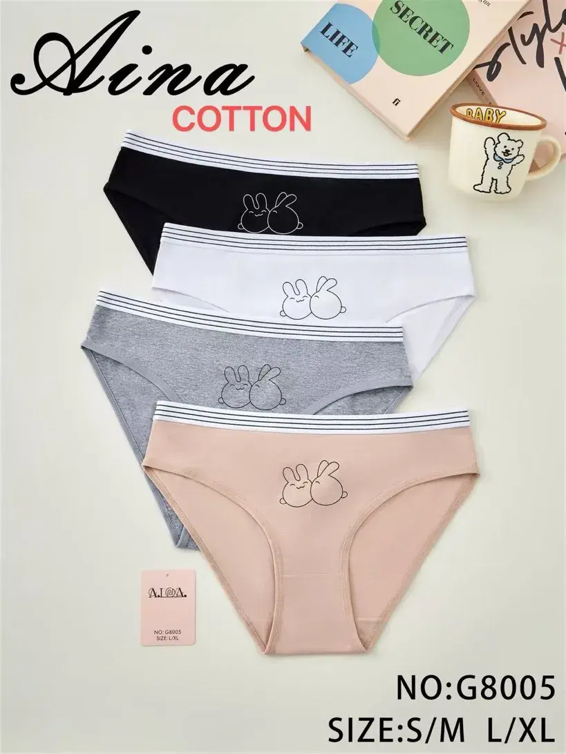 Majtki damskie bawełniane Aina Cotton mix kolorów S-XL