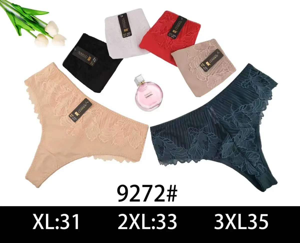 Majtki damskie koronkowe 9272 w różnych kolorach i rozmiarach