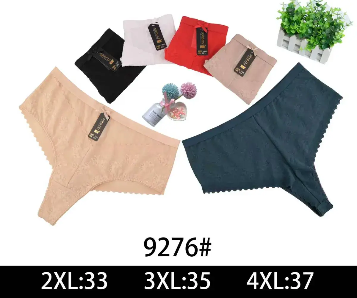 Majtki damskie koronkowe 2XL-4XL mix kolorów 9276