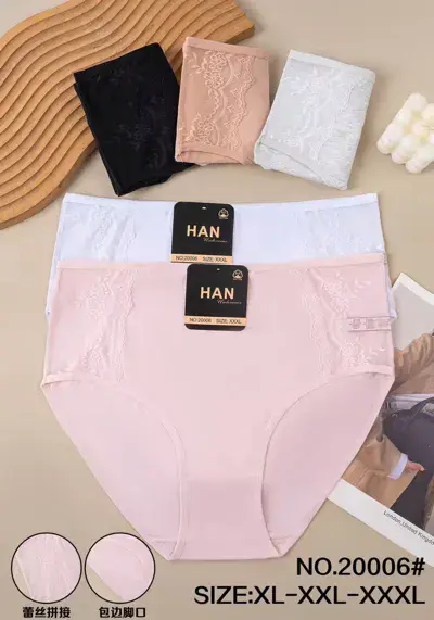 Majtki damskie HAN z koronką XL-XXL-XXXL różne kolory