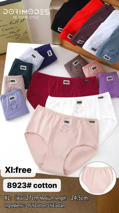 Majtki damskie bawełniane 95% cotton z elastanem różne kolory