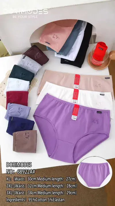 Majtki damskie Dorimodes bawełna z elastanem mix kolorów XL-3XL