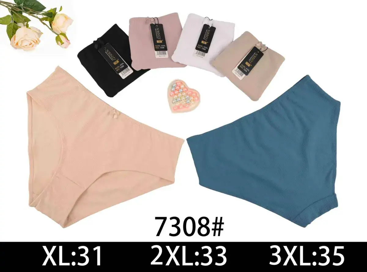 Majtki damskie 7308 w zestawie kolorów XL-3XL