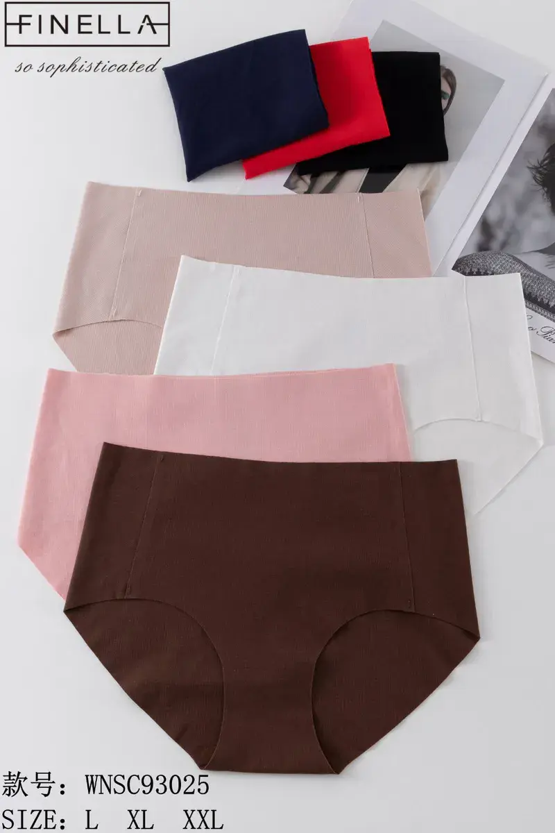 Majtki damskie Finella gładkie kolory L-XXL komfortowe