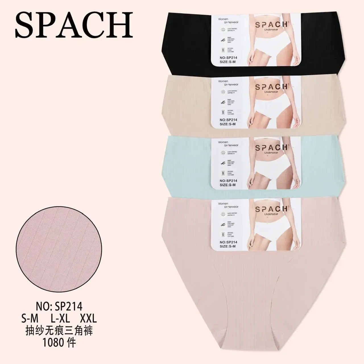Majtki damskie SPACH 4 szt S-XXL NG-SP214