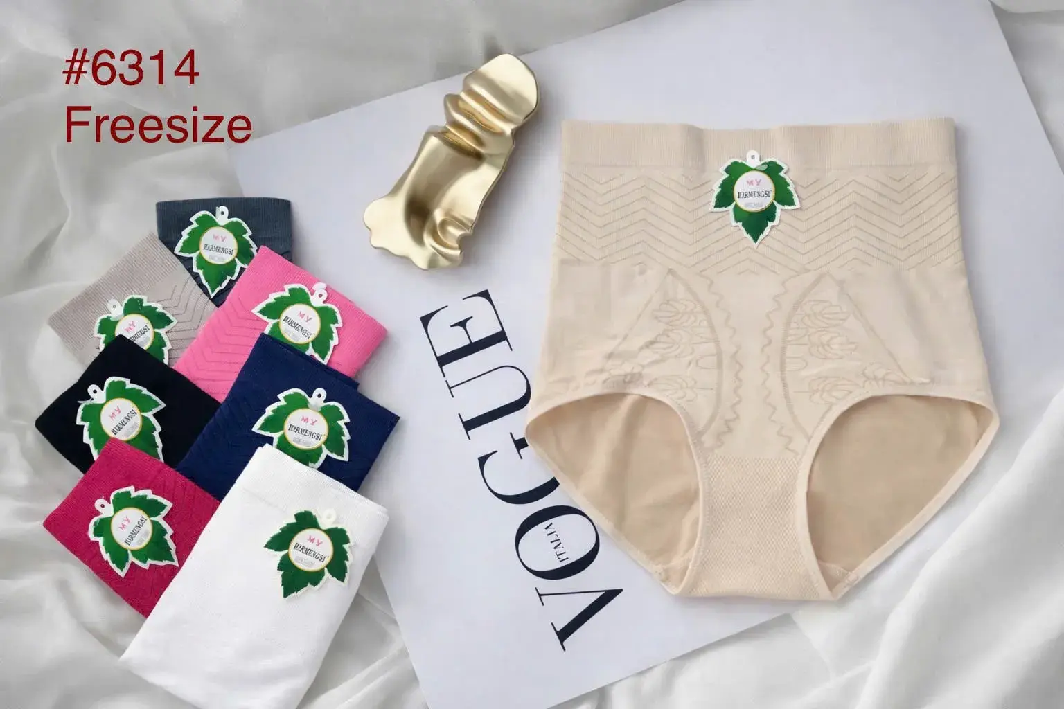 Majtki damskie modelujące Free Size beżowe/różowe/granatowe