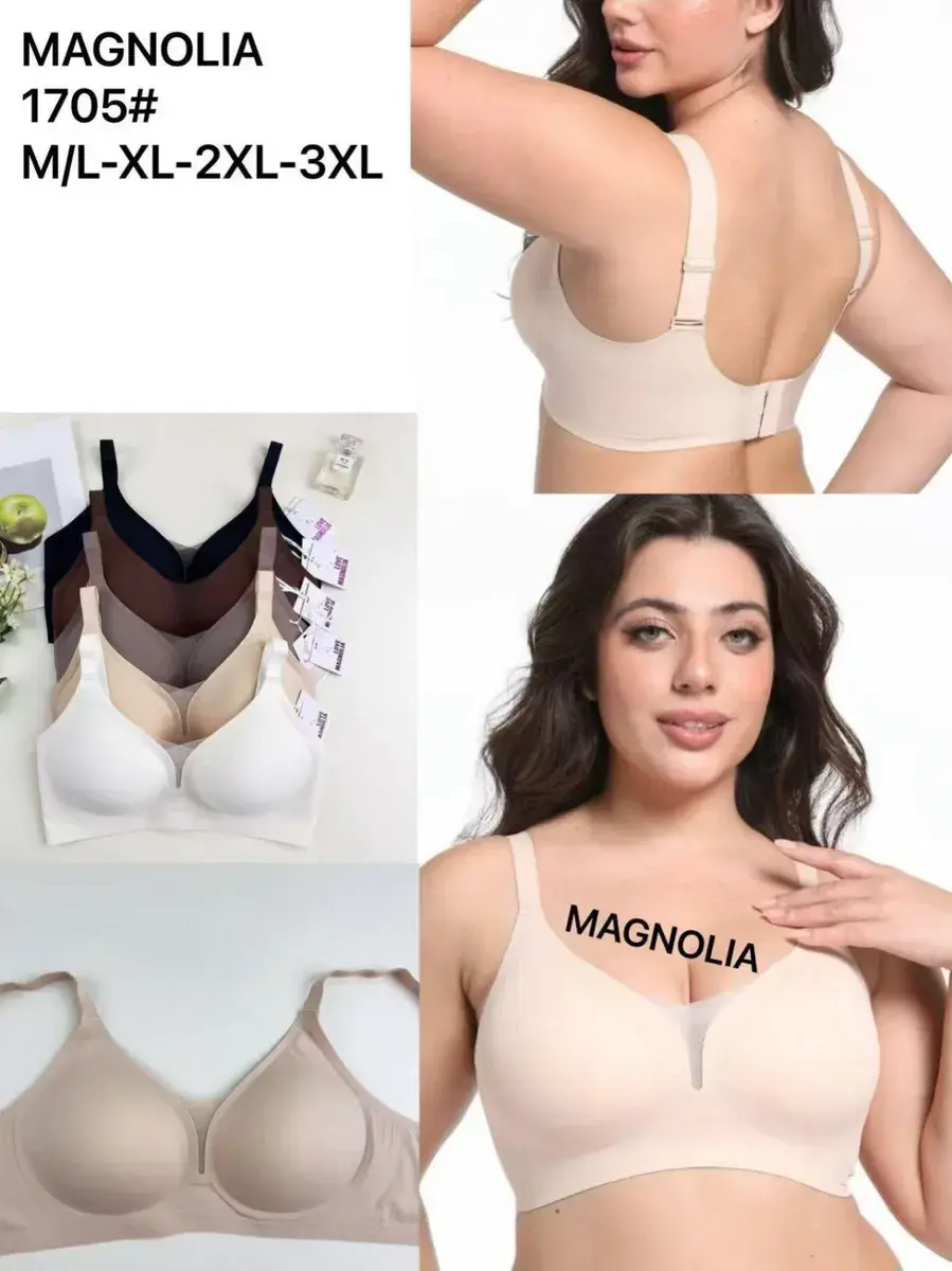Biustonosz Magnolia 1705# w mix kolorów M-3XL bez fiszbin