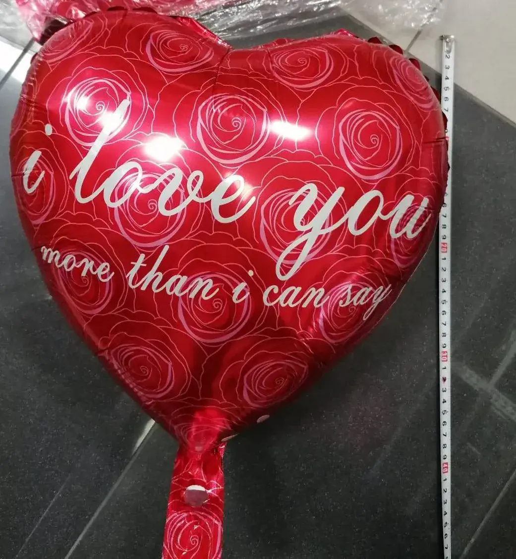 Balon foliowy serce I Love You Walentynki