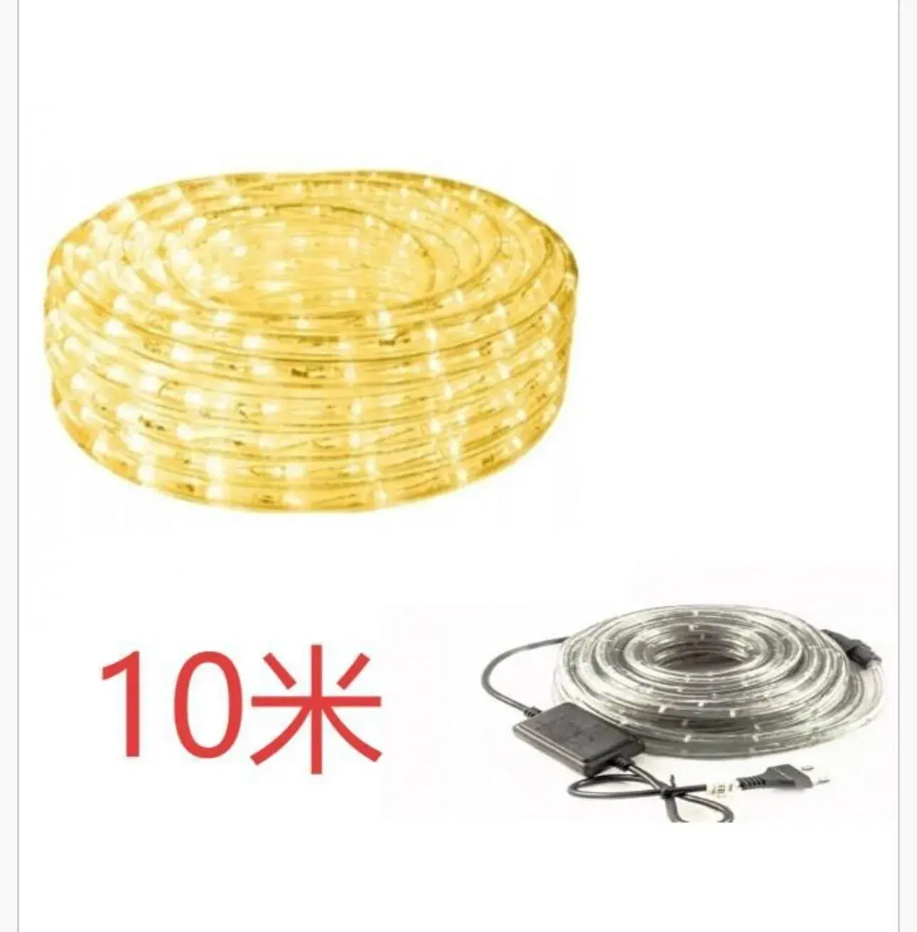 Lampka Dekoracyjna Świąteczna 10LED, żółte ciepłe światło led