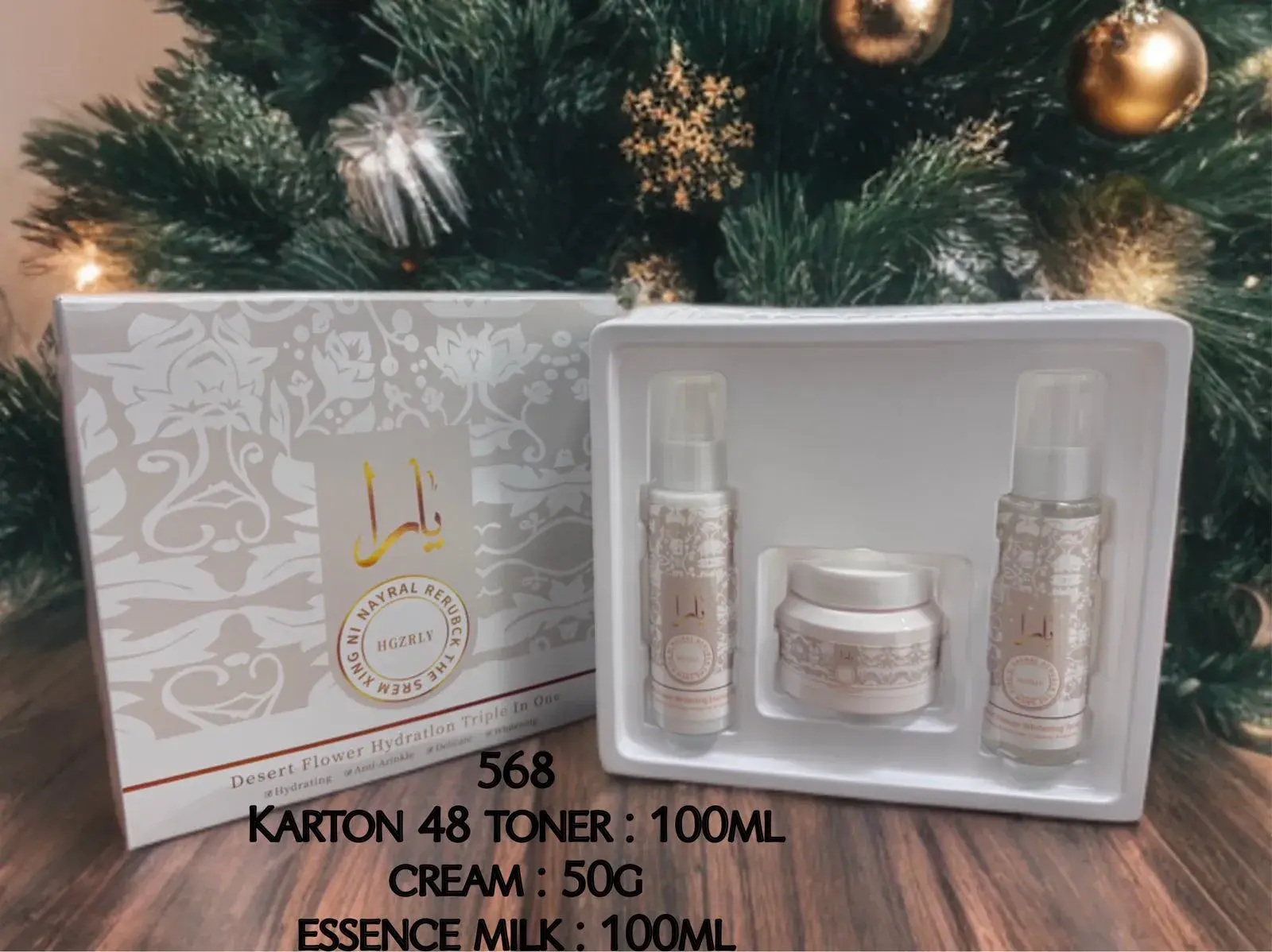 Zestaw Prezent YARA: Toner 100ml + Essence Milk 50g + Krem 50g