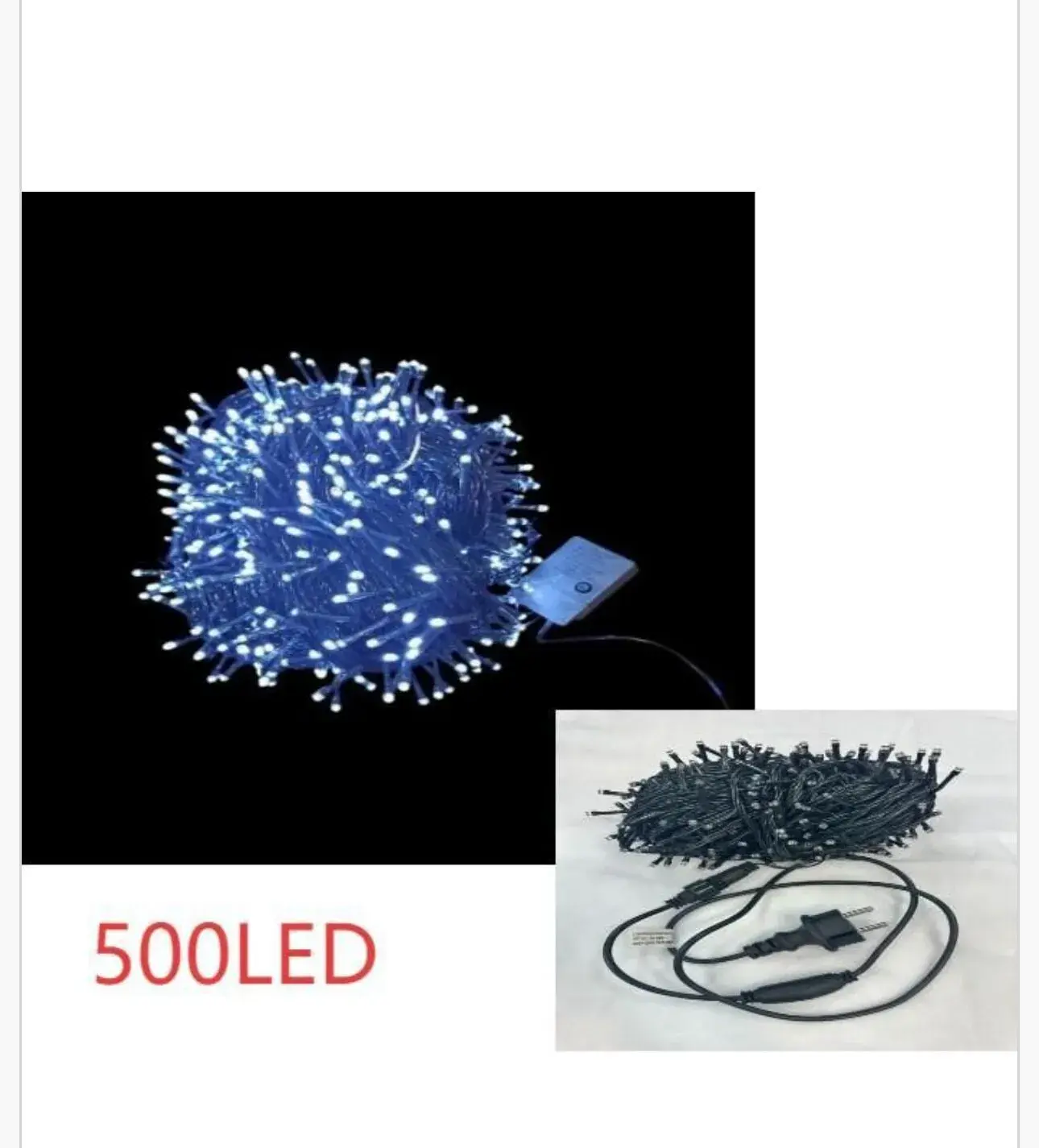 Lampka Dekoracyjna Świąteczna 500 LED, kolor biały