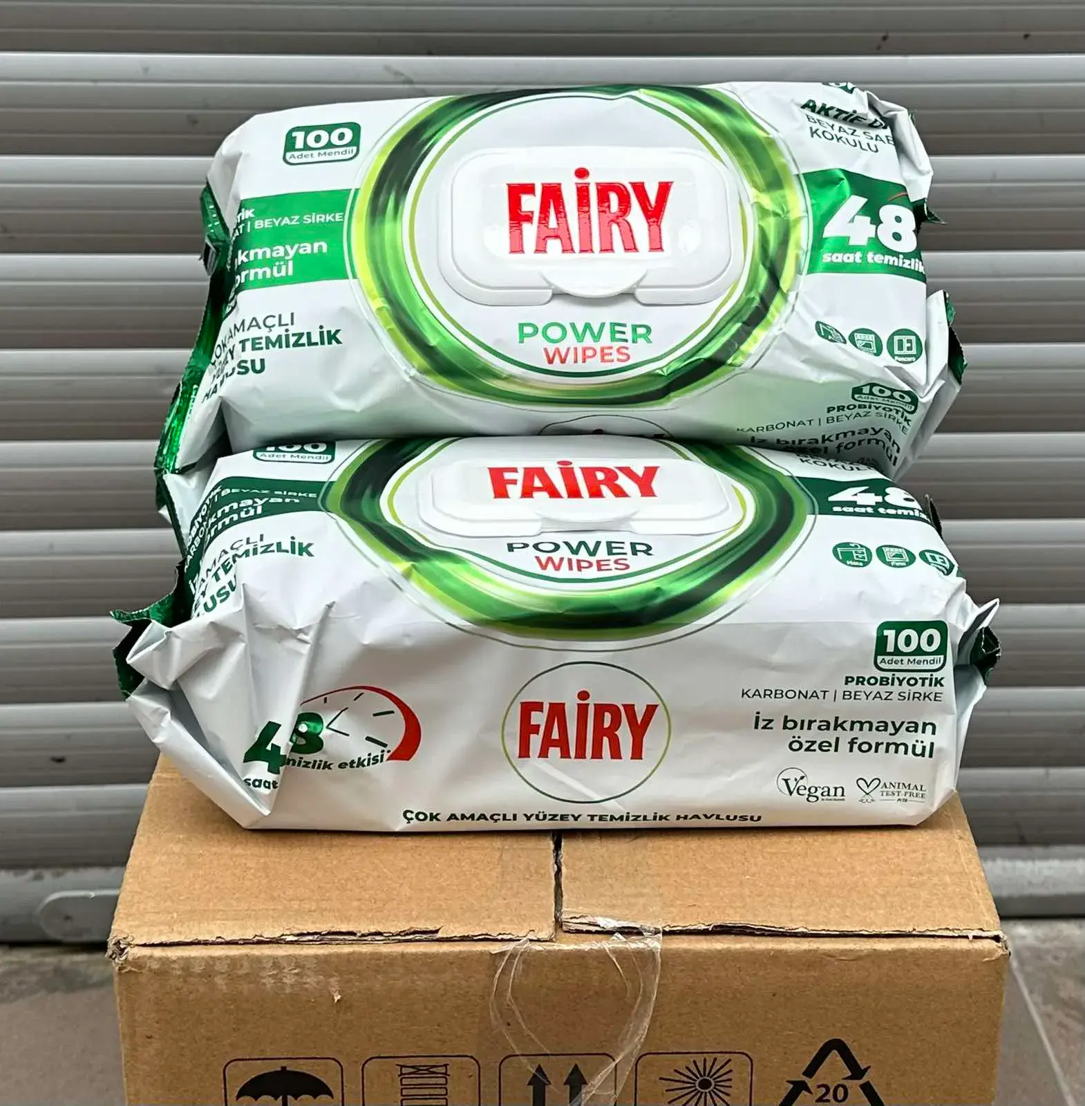 Chusteczki Czyszczące Fairy Power Wipes 100 szt – wzór 2