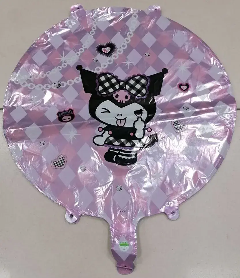 Balon foliowy Kuromi różowy 45cm