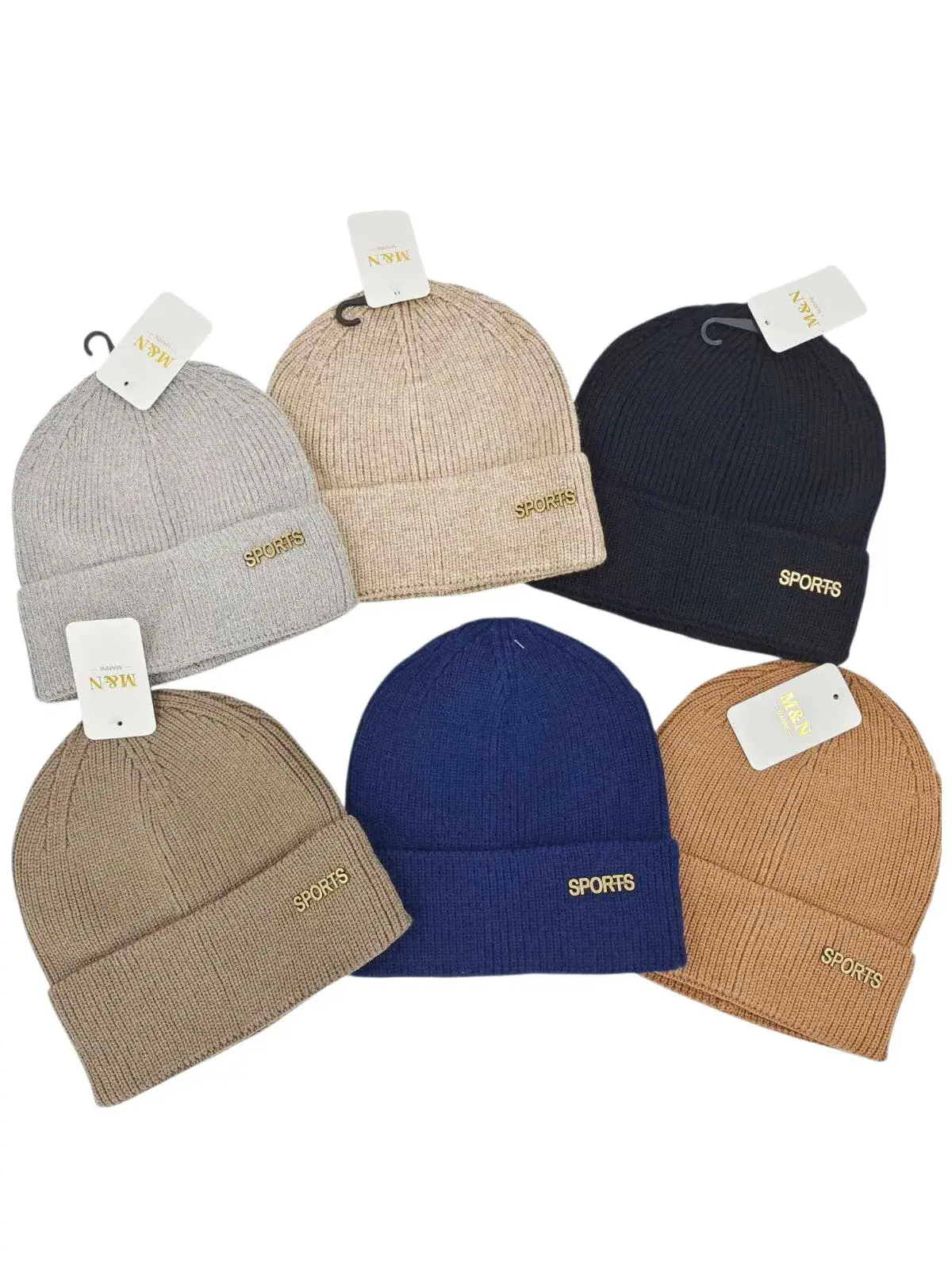 Czapki męskie beanie 6 kolorów, w wielu kolorach
