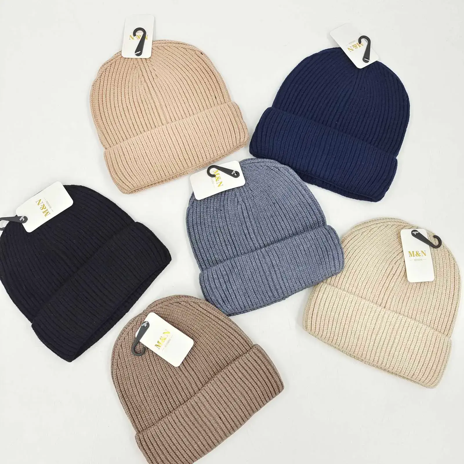 Czapki męskie beanie dzianinowe 6 kolorów, w wielu kolorach