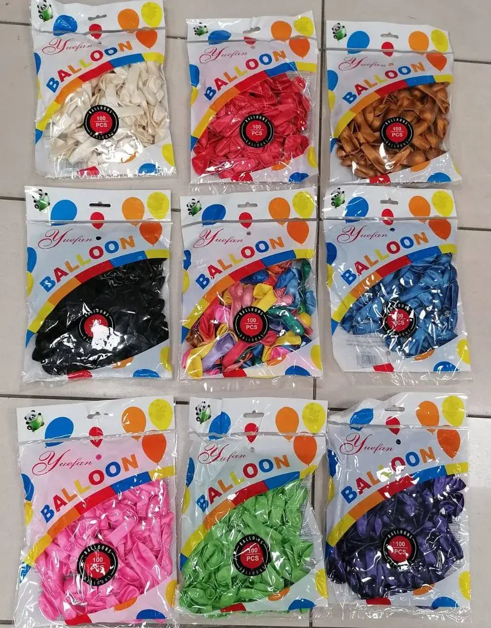 Balony 100PCS 5cm Lateksowe Wielokolorowe