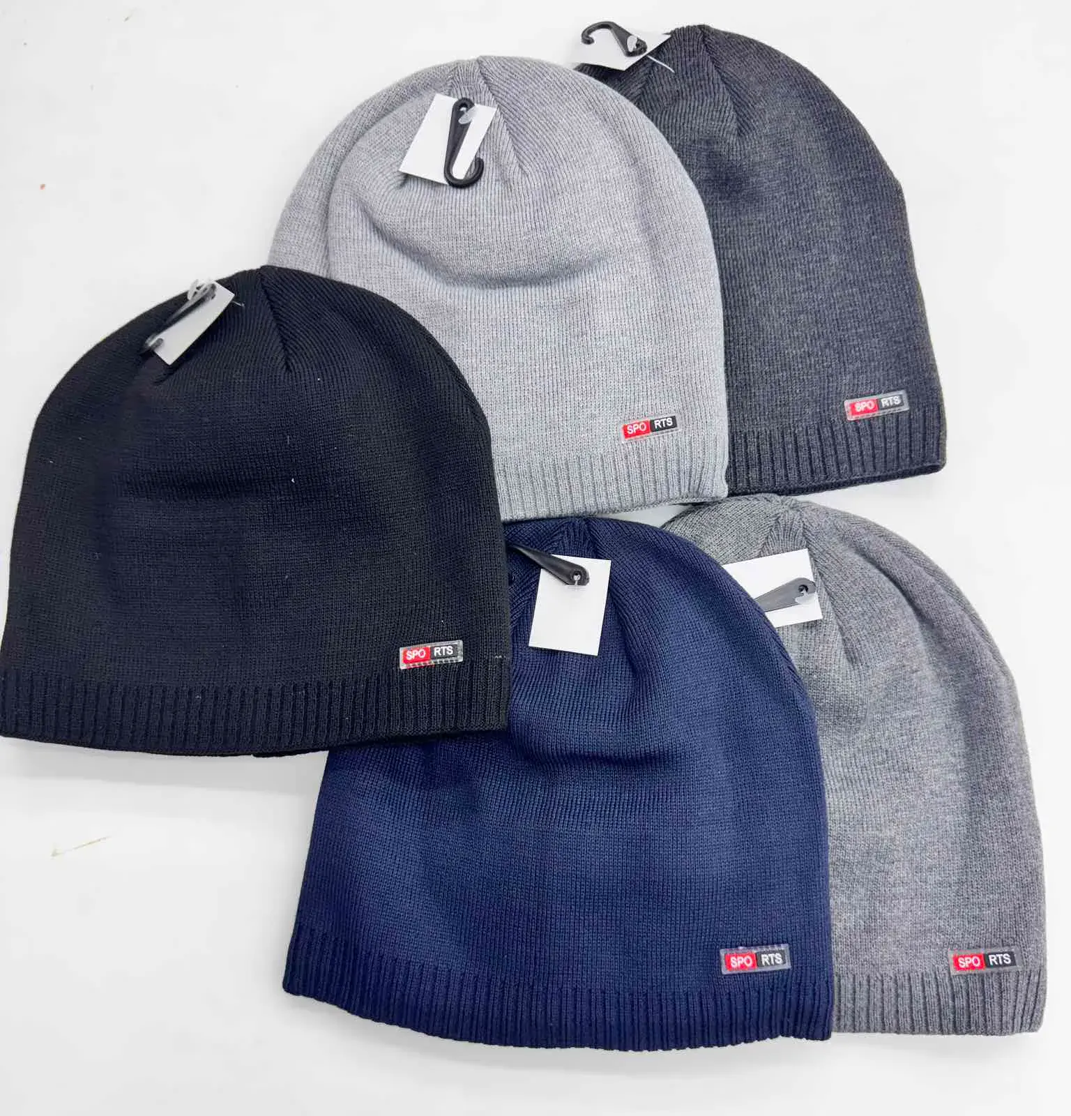 Czapki męskie beanie 6 kolorów, w wielu kolorach – wzór 2
