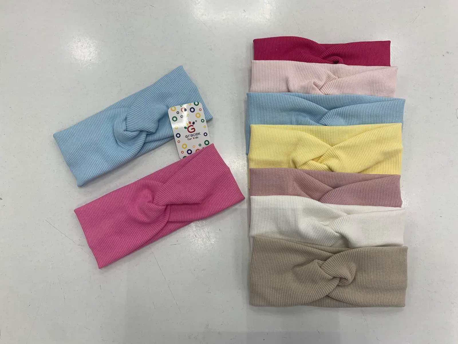 Opaski dla Dzieci Knotted Scrunchie Wielobarwne