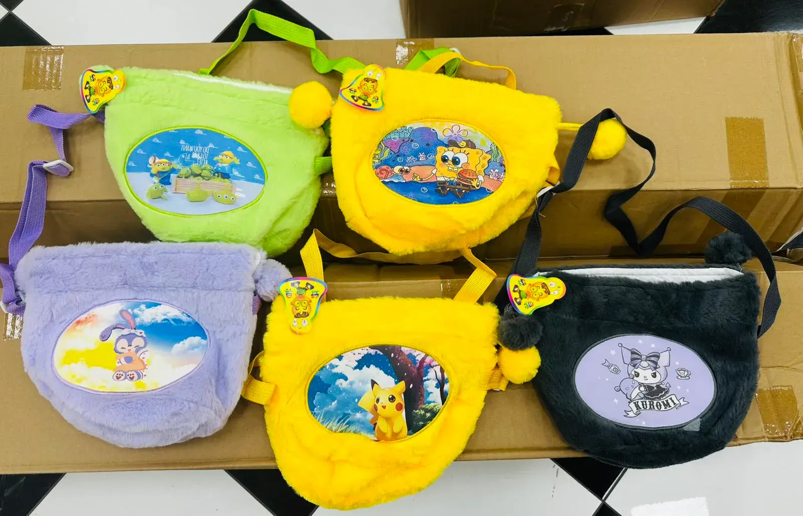 Torebki dla dzieci Pikachu i inne Pokémony 24 szt